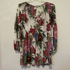 Show me your Mumu long sleeve floral dress